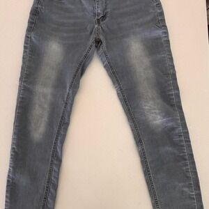 Red bottom blue skinny jeans size 11
